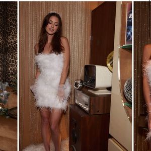 12th Tribe Chanel Feather Dress